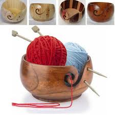 Maybe you would like to learn more about one of these? Crochet Wooden Yarn Bowl Holder Storage For Knitting Skeins Non Slip Ebay