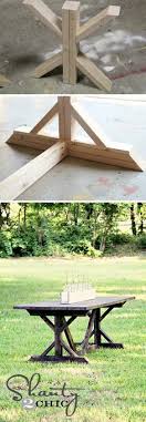 How To Make X Farmhouse Table Diy Crafts Diy Farmhouse Table Diy Table Decor