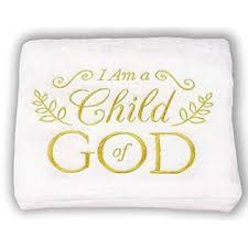 Victoriagraces Baptism Gifts For Boys Girls Baby Christening Catholic Lds Christian Lutheran I Am A Child Of God Embroidered Soft Large