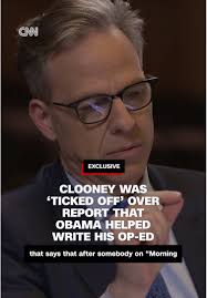 George Clooney Discusses Obama Influence in Op-Ed