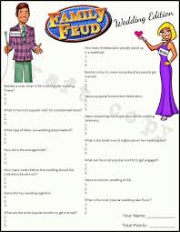 Family Feud Game Super Fun Different Couple Wedding Shower Family Feud Game Wedding Shower Games