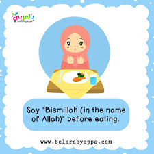 Rock, paper, scissors ask 3. Table Manners In Islam Free Flashcards For Kids Belarabyapps