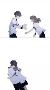 anime couple anume anime anume couple ilustrasi karakter gambar karakter gadis animasi