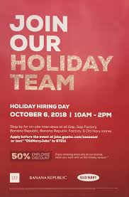 Old Navy Holiday Hiring Day The Landing At Tradition Tradition Village Center