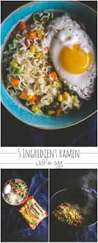 5 Ingredient Ramen With An Egg Quick And Easy Dinner Recipe Recipes Ingredients Recipes Food