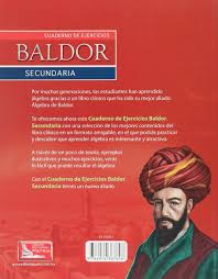 Copia la respuesta completa y listo. Baldor Algebra Cuaderno De Ejercicios Secundaria Varios 9786074387698 Amazon Com Books