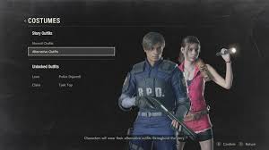 Sep 03, 2015 · this is a quick guide on how to unlock all costumes in resident evil remastered. Resident Evil 2 How To Unlock All Alternate Costumes