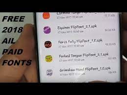 Flipfont ™ cambia la fuente de la interfaz de usuario de su teléfono. Samsung All Paid Fonts Free Download 2018 Youtube