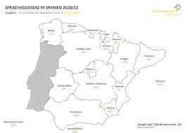 Der norden und ausgewählte regionen. Spanien