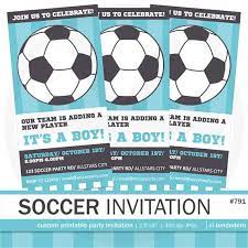 Soccer Baby Shower Invitation Soccer Invitation By Eltendedero Soccer Baby Showers Baby Shower Boy Baby Shower Themes