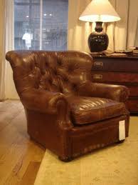 Ralph Lauren Home Writers Brown Leather Chair Armchair Henredon Brown Leather Chairs Leather Chair Home Design Floor Plans