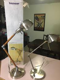 Amazon's choice for desk lamps halogen. Two Lamps Left One In Original Box 40 On Ebay Tensor Sl690 Wood Metal Right One Tensor Halogen Desk Lamp Brushed Steel On Amazon 79 99 Both 1 Each Thriftstorehauls