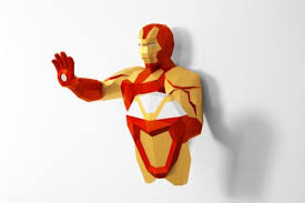 Download ironman 3d models for 3ds max, maya, cinema 4d, lightwave, softimage, blender and other 3d modeling and animation software. Four 3d Elements Of Marvel Themed Wall Decor Free Templates Lacrafta