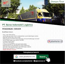 • pria / wanita usia max. Lowongan Kerja Pt Seino Indomobil Logistics Pt Sil Lowongan Kerja Terbaru Tahun 2020 Informasi Rekrutmen Cpns Pppk 2020