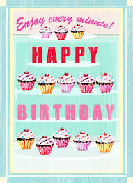 Vintage Style Happy Birthday Cup Cakes Enjoy Jpg Jane Heyes Representing Leading Artists Who Produce C Geburtstagskarte Geburtstags Gluckwunsche Gluckwunsche