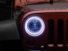 Come join the discussion about reviews, performance, trail riding, gear, suspension, tires, classifieds, troubleshooting, maintenance, for all jl, jt, jk, tj, yj, and cj models! Oracle Jeep Wrangler Led Waterproof Headlight Halo Conversion Kit Colorshift J119471 07 18 Jeep Wrangler Jk