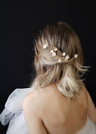 See my shop policies for domestic/international shipping terms and return policy. Delicate Bridal Hair Pins For The Modern Bride Tania Maras Bespoke Wedding Headpieces Wedding Veils