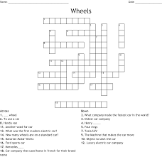 The crossword clue possible answer is available in 3 letters. Cars Crossword Wordmint