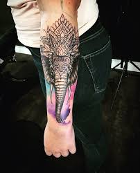 Elephant Mandala Watercolor Elephant Tattoo Mandala Elephant Tattoo Animal Tattoos