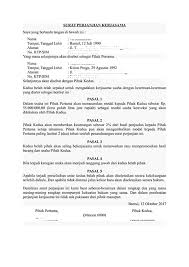 Contoh format surat rasmi jabatan atau institusi. 3 Contoh Surat Perjanjian Kerjasama Dan Cara Membuatnya