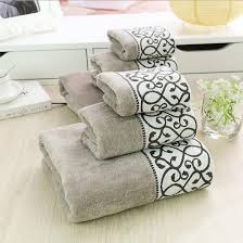 It scores highly on both, function and fashion. Euro Style Elegant Decorative Pattern 100 Cotton Fabric Small Big Bath Towels Set Adults Eco Fashion Soft Towel Fancy Towels Towel Set Bath Towels Luxury
