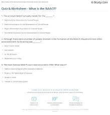 For decades, the united states and the soviet union engaged in a fierce competition for superiority in space. Quiz Worksheet What Is The Naacp Study Com