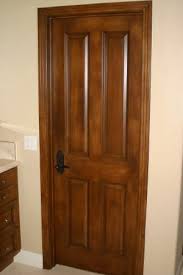 Faux Doors Glaze A White Door To Look Like Wood Doors Interior Wood Doors Interior Painted Interior Doors