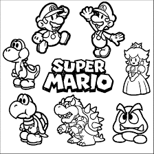 Print coloring of super mario bros and free drawings. Mario Coloring Pages 100 Best Pictures Free Printable