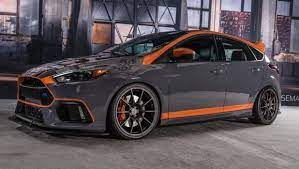A Modified Ford Focus Rs On Display At Sema 2016 Ford Focus Rs Ford Focus Ford Focus Hatchback