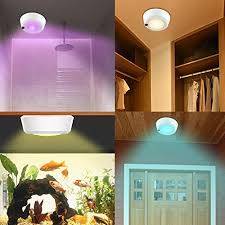 The remote control is battery operated and requires four aa batteries, which are not included in the packaging. Luxsway Battery Powered Ceiling Light Dimmable Shower Light With Remote 16 Rgb Colored Changing Mood Light Wireless Overhead Light For Shower Bedroom Bathroom Closet Hallway 300lumen 5 67in Pricepulse