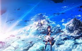 Hd wallpapers and background images Blue Galaxy Anime Wallpaper Novocom Top