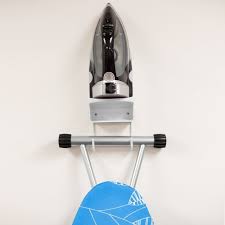 Buy ironing board holder and get the best deals at the lowest prices on ebay! Wall Mount Ironing Board With Built In Accessory Hooks White Overstock 28123455