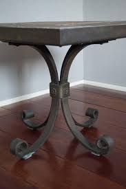 Pickup set your location today 2+ days. Unique Brutalist End Or Coffee Table With Slate Stone Top And Wrought Iron Base For Sale At 1stdibs
