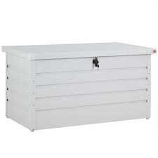 Ihr vorteil liegt auf der hand: Gardebruk Auflagenbox Metall Auflagenbox 360l Abschliessbar Gasdruckfeder Kissenbox Gartentruhe Geratebox Garten Aufbewahrungsbox Online Kaufen Otto