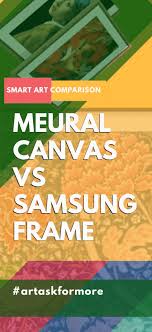 Meural Canvas Vs Samsung Frame Art Ask For More Diy Security Smart Home Technology Canvas