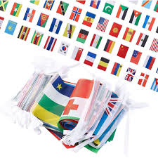 These countries' flags are on this webpage. Amazon Com 250 Piece World Country Flags 200 Feet Small International Flags Pennant Banners Flags Of The World For Party Decoration Sport Event Festival Celebration 150 Countries 8 5 X 5 2 Inches