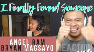 ANGEL RAM & BRYAN MAGSAYO singing, "I Finally Found Someone"