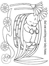 Download and print these free coloring pages. Baby Moses Coloring Pages