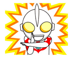 Ultraman Heroes Monsters Sticker 3 Kartun Animasi Stiker