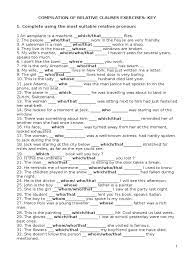 Defining relative clauses these describe the preceding noun in such a way to distinguish it from other nouns of the same class. Compilation Of Relative Clauses Exercises Key Loch Ness Monster Scotland
