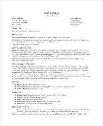 A nursing resume is a document highlighting your nursing skills, formal education, and relevant experience. Bachelor Of Science In Nursing Resume