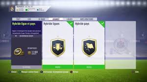 Au début de fut les défis création d'équipe permettent de gagner des crédits. Hybride Ligues Et Pays Difficile Defi Creation D Equipe Fut 18 By Adocad Play