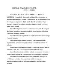 Kissinger, despre războiul tehnologic dintre china şi sua: Referat Primul Razboi Mondial 1914 1918 Istorie Universala 137161