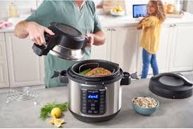 I just bought a cooker (gourmia gmc680 multicooker with sous vide) that allows me to set the temperatures for slow cooking (and other. Crock Pot 8 Qt Express Crock Programmable Slow Cooker And Pressure Cooker With Air Fryer Lid Stainless Steel 2102884 Best Buy
