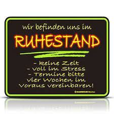 Forschungsergebnisse zu den effekten von ruhestand bilder zum ausdrucken. Blechschild Schild Fun Schild Ruhestand 22 X 17 Cm Witzige Bilder Spruche Lustige Spruche Gluck Bilder