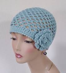 1920s Fishnet Cotton Cloches in Spearmint/white Three Combinations  Available