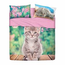 Completo lenzuola letto matrimoniale con federe. Completo Lenzuola Matrimoniale Bassetti Nice Cats Intimo Altieri Shop