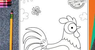 Just arrived rooster coloring sheet quick page crayon action pages. Free Rooster Coloring Page For Kids To Download Print