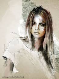 Pin By Diane On Mes Enregistrements In 2021 Cara Delevingne Art Digital Drawing