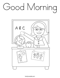 Check spelling or type a new query. Good Morning Coloring Page Twisty Noodle